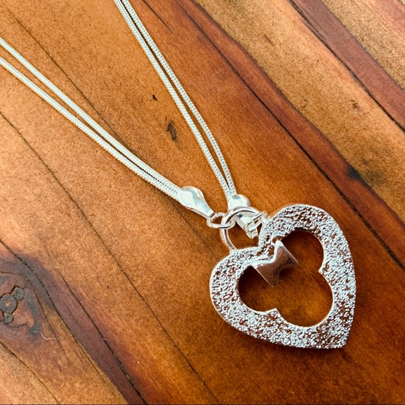 Minnie Layered 925 Silver Necklace With Gift Box - Picture 2 of 6